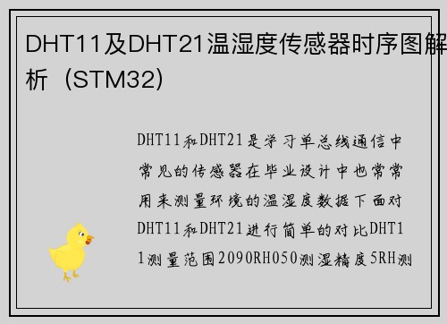DHT11及DHT21温湿度传感器时序图解析（STM32）